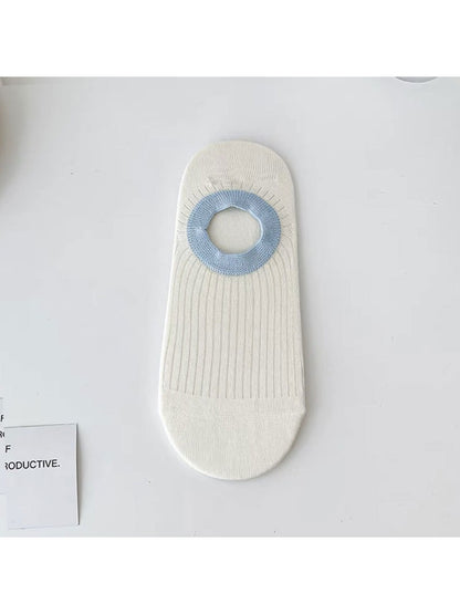 Rufia low cut everyday socks worn with casual shoes