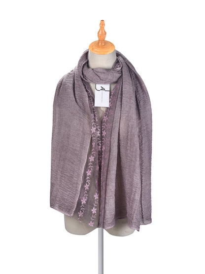 Scarvii - Spring Embroidered Layer Scarf