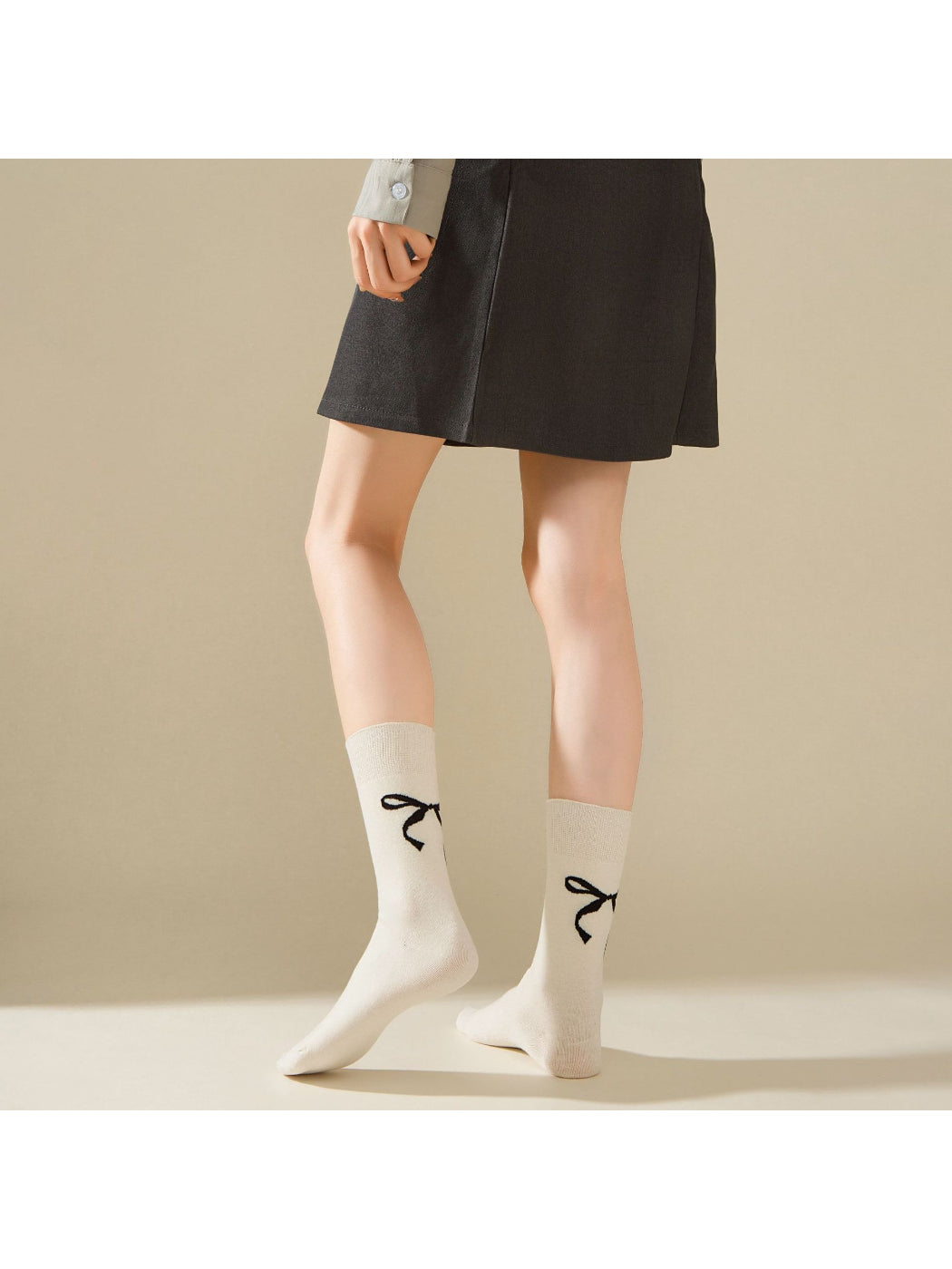 Rufia - Ribbon Motif Crew Socks product image 3