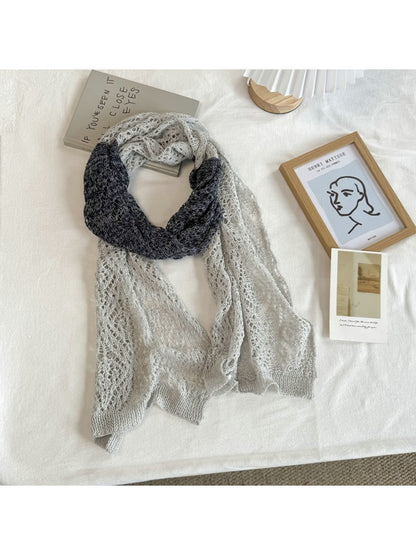 Scarvii - Simple Openwork Knit Scarf