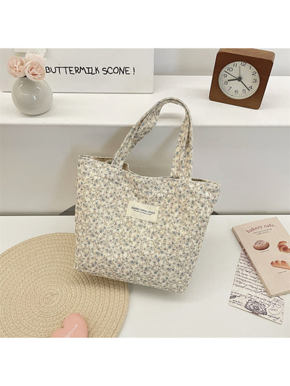 Cosbai - Vintage Floral Everyday Tote