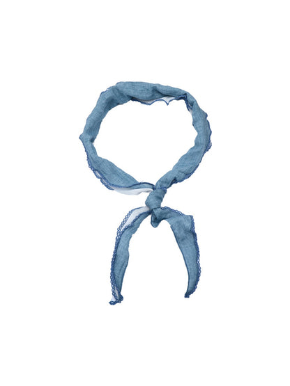Scarvii - Muted Lace Trim Triangle Bandana
