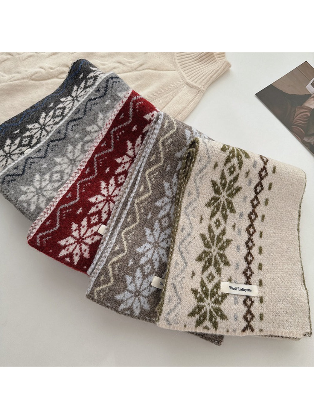 Scarvii - Nordic Pattern Winter Scarf