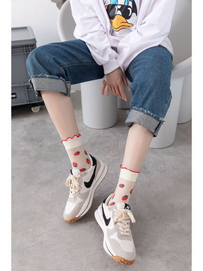 Rufia - Sheer Fruit Crew Socks product image 8