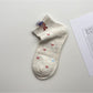 Rufia low cut socks in solid blue