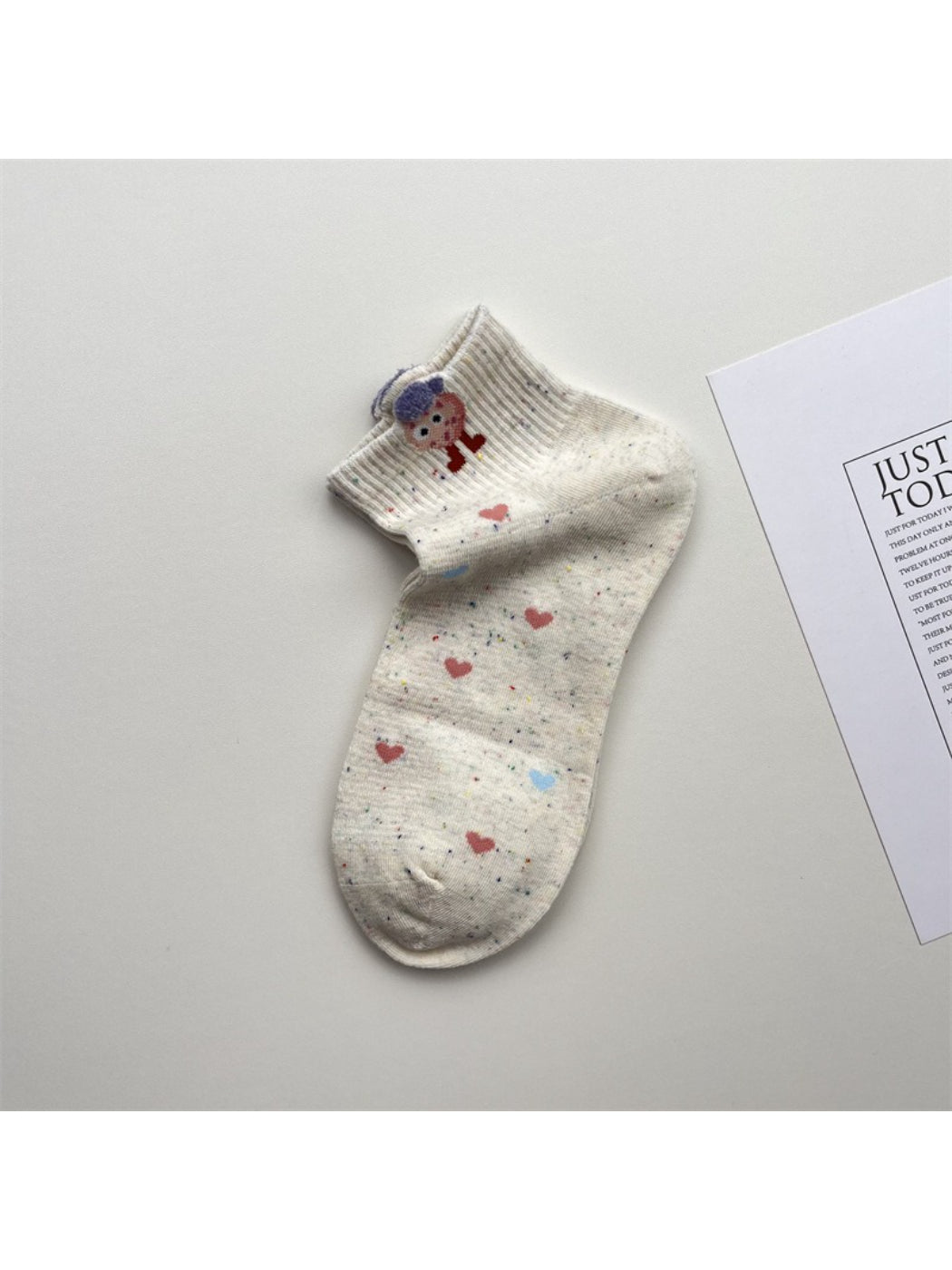 Rufia low cut socks in solid blue