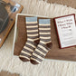 Rufia - Striped Women's Socks for Fall & Winter