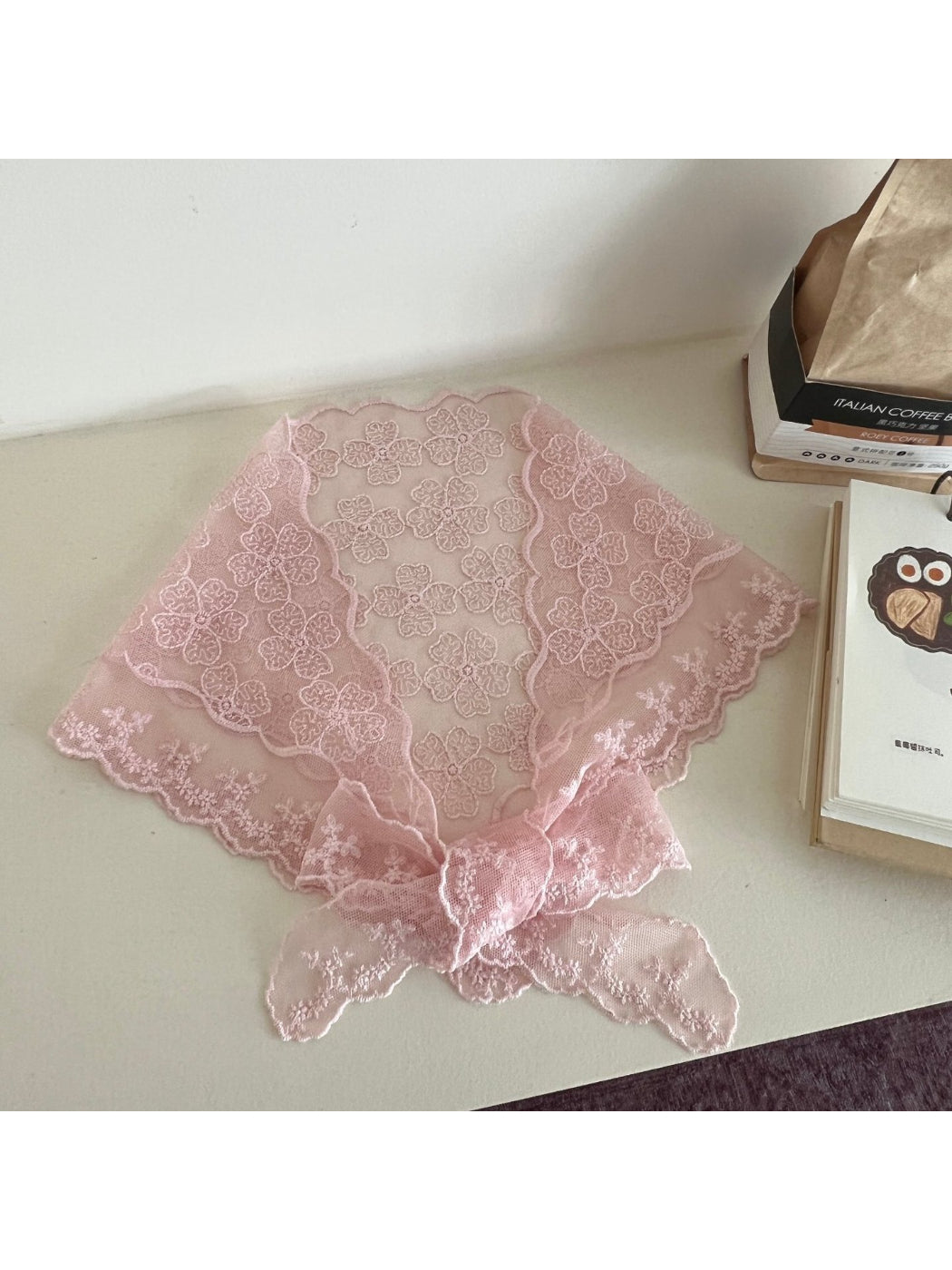 Scarvii Sheer Floral Bandana Scarf product image