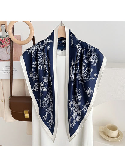 Scarvii Botanical Triangle Neck Scarf
