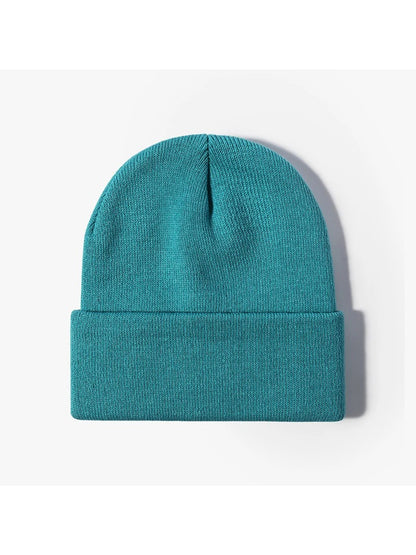 Haila - Solid Fine-Knit Cuffed Beanie