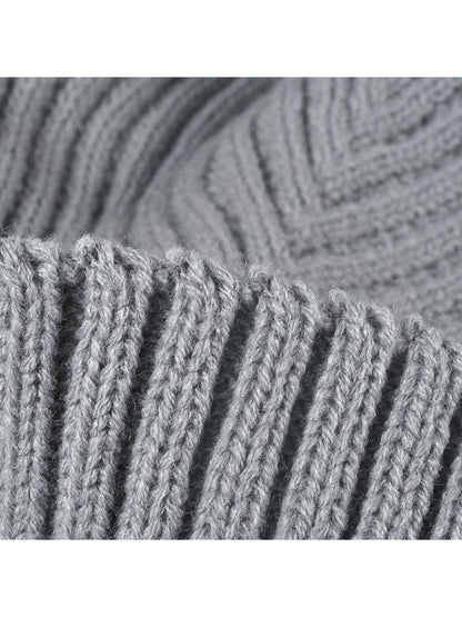 Haila - Pom-Pom Cuffed Knit Beanie