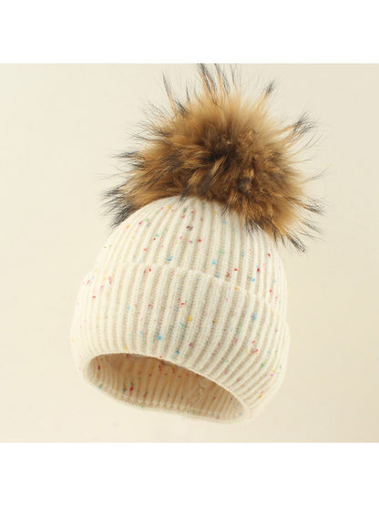 Haila - Simple Round Top Outdoor Knit Beanie