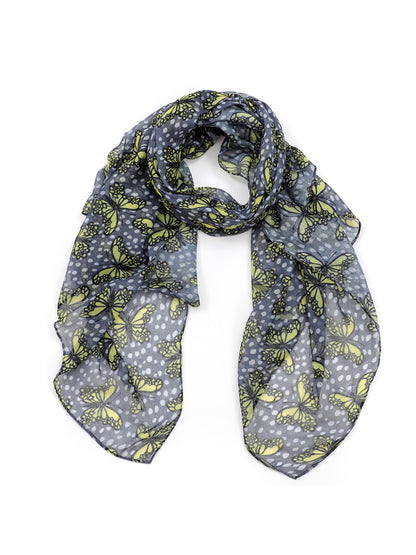 Scarvii - Autumn & Winter Butterfly Print Women's Scarf