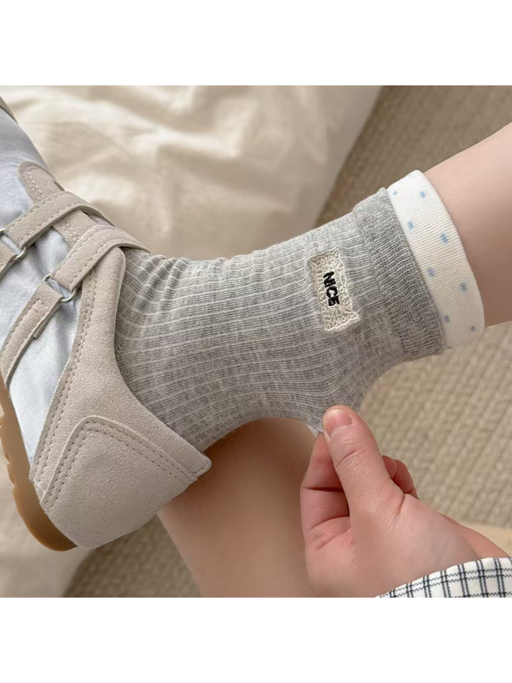 Rufia - Everyday Patch Detail Crew Socks product image 2