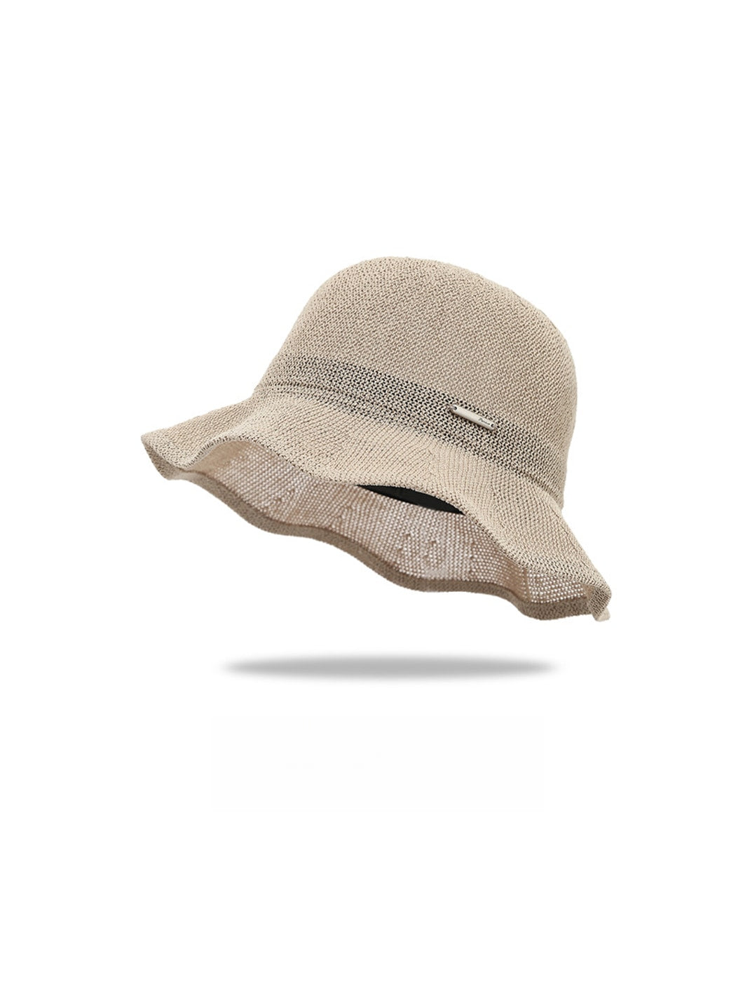 Haila - Wide Wavy Brim Women's Bucket Hat