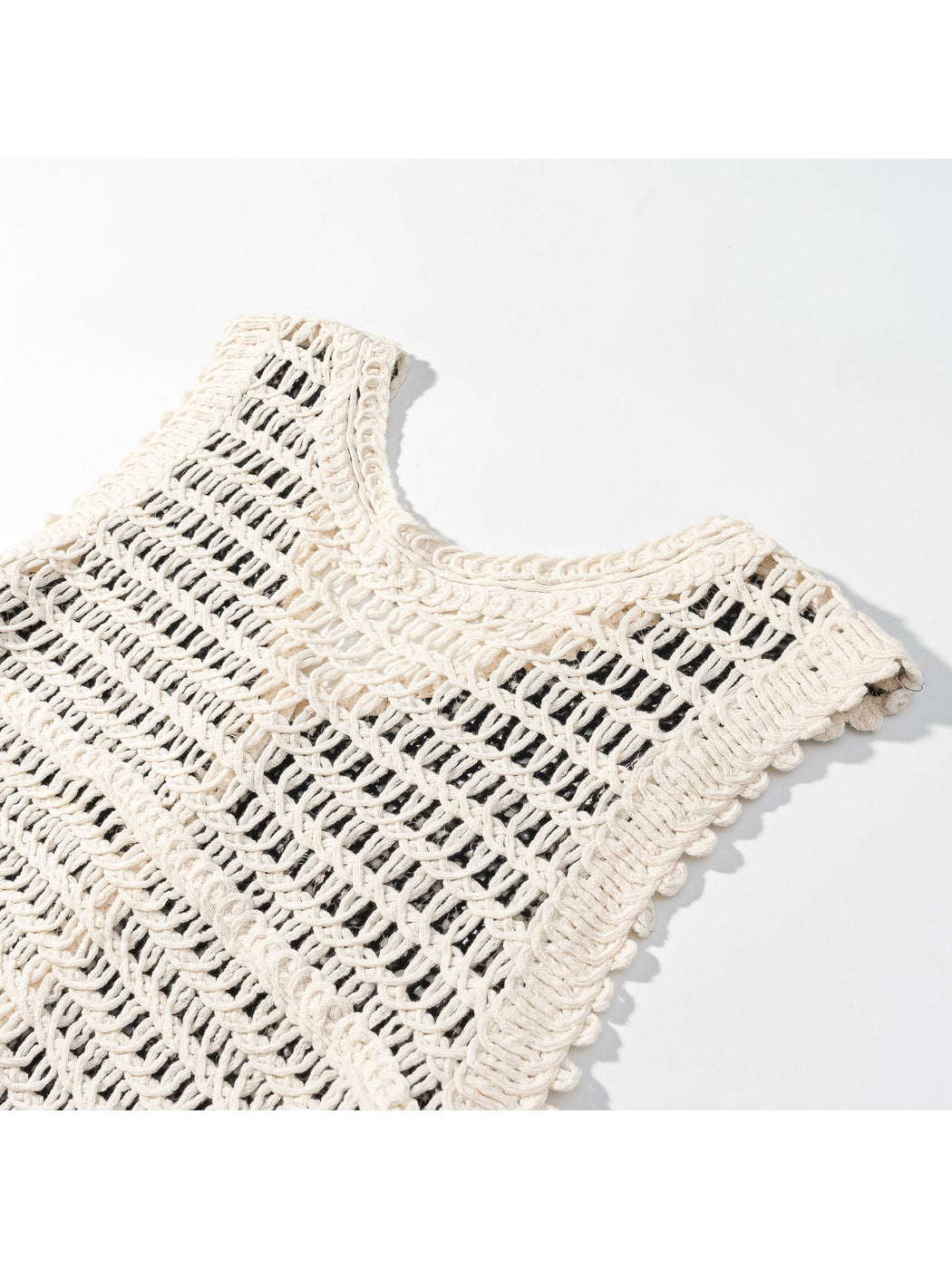Crosa - V Neck Butterfly and Floral Knit Vest