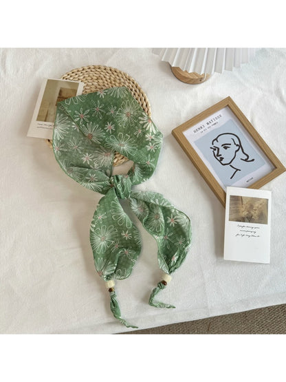 Scarvii - Romantic Ditsy Floral Print Scarf