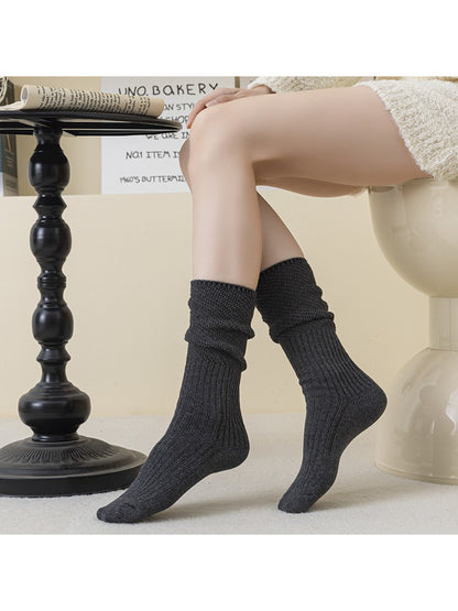 Rufia - Layered Mesh Cuff Crew Socks product image 6