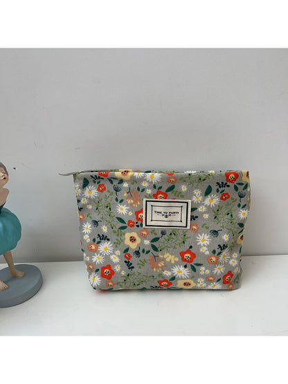 Cosbai - Floral Print Makeup Cosmetic Pouch – Everyday Beauty Organizer