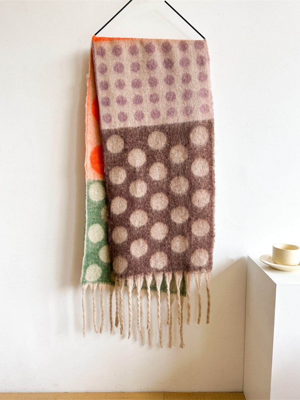 Scarvii - Bold Retro Polka Winter Scarf