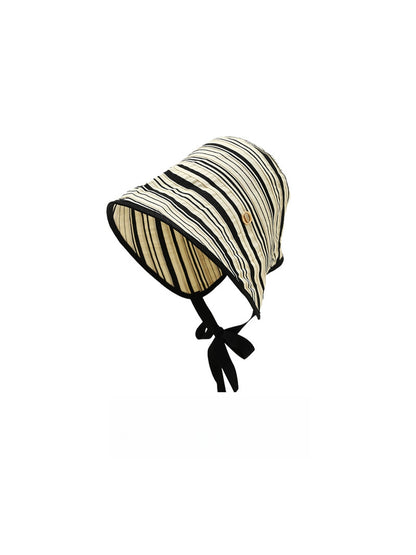 Haila - Brim Striped Bucket Hat