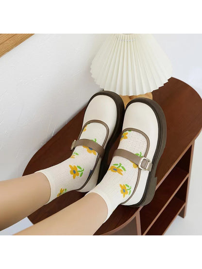 Rufia - Floral Pattern Crew Socks product image 4