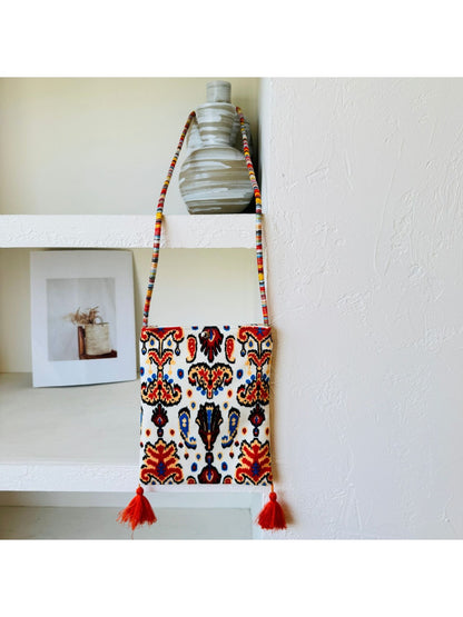 Cosbai - Bohemian Knitted Crossbody Bag