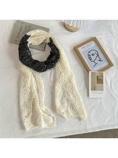 Scarvii - Simple Openwork Knit Scarf