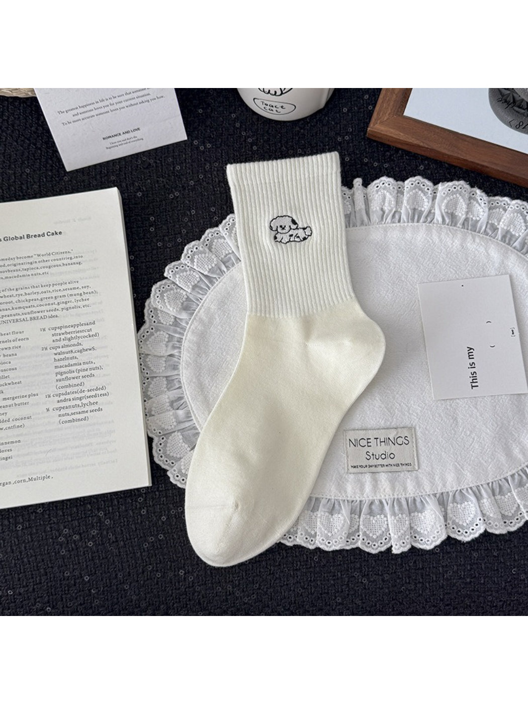 Rufia - Cute Dog Pattern Crew Socks product image 8