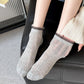 Rufia - Lace Trim Mesh Ankle Socks
