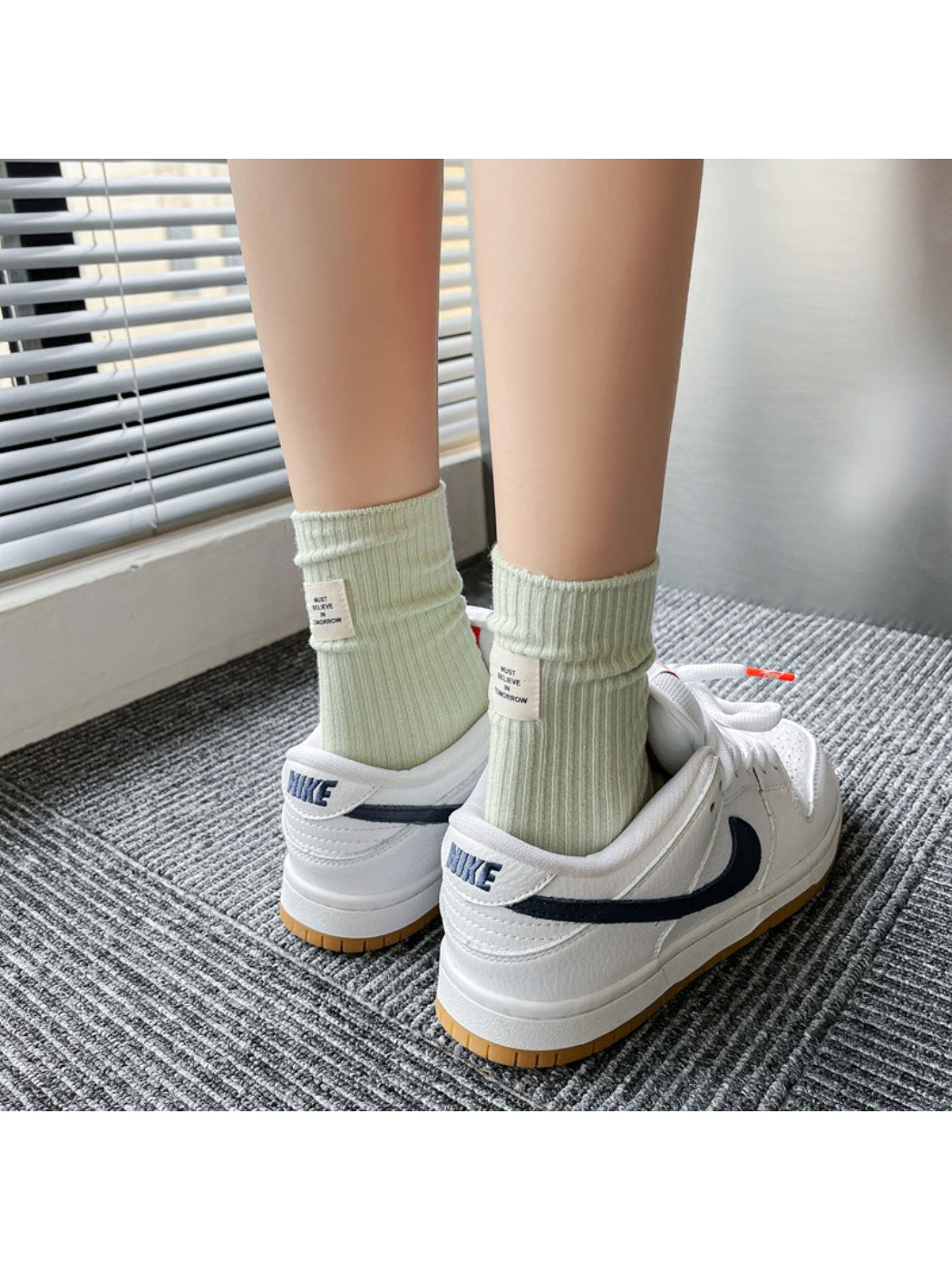Rufia - Soft Tone Ribbed Crew Socks product image 2