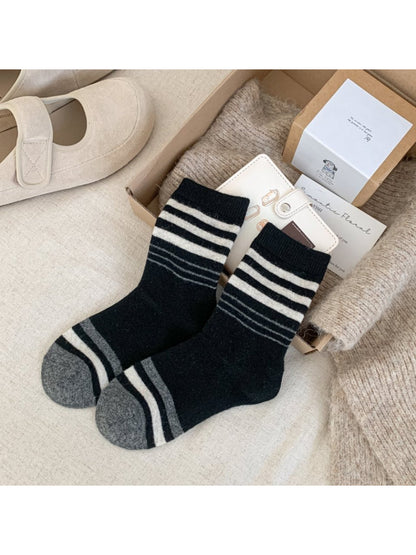 Rufia - Classic Striped Ribbed Crew Socks product image 6