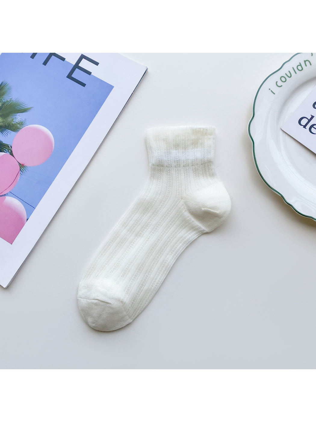 Rufia - Pastel Ribbed Ankle Socks product image 5