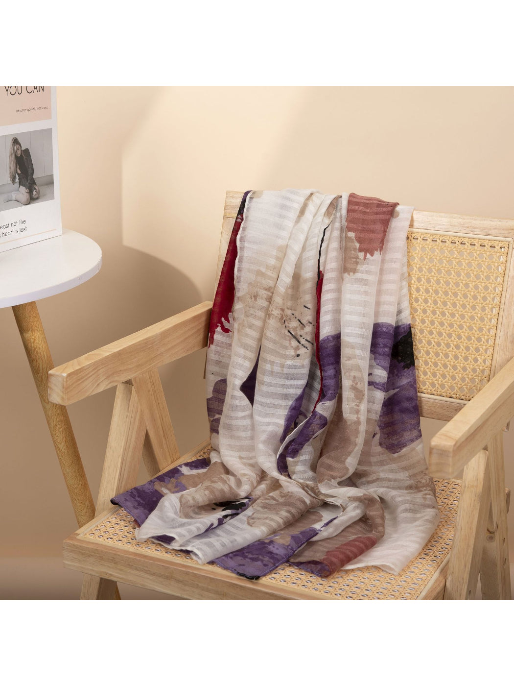 Scarvii - Soft Watercolor Block Scarf
