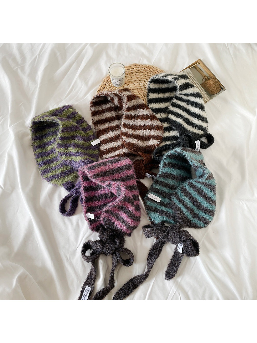 Scarvii - Cozy Winter Striped Knit Scarf