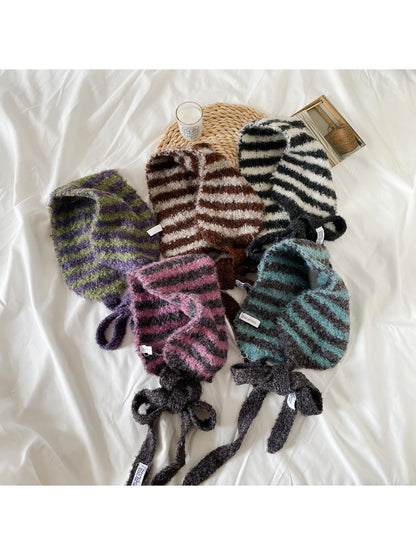 Scarvii - Cozy Winter Striped Knit Scarf