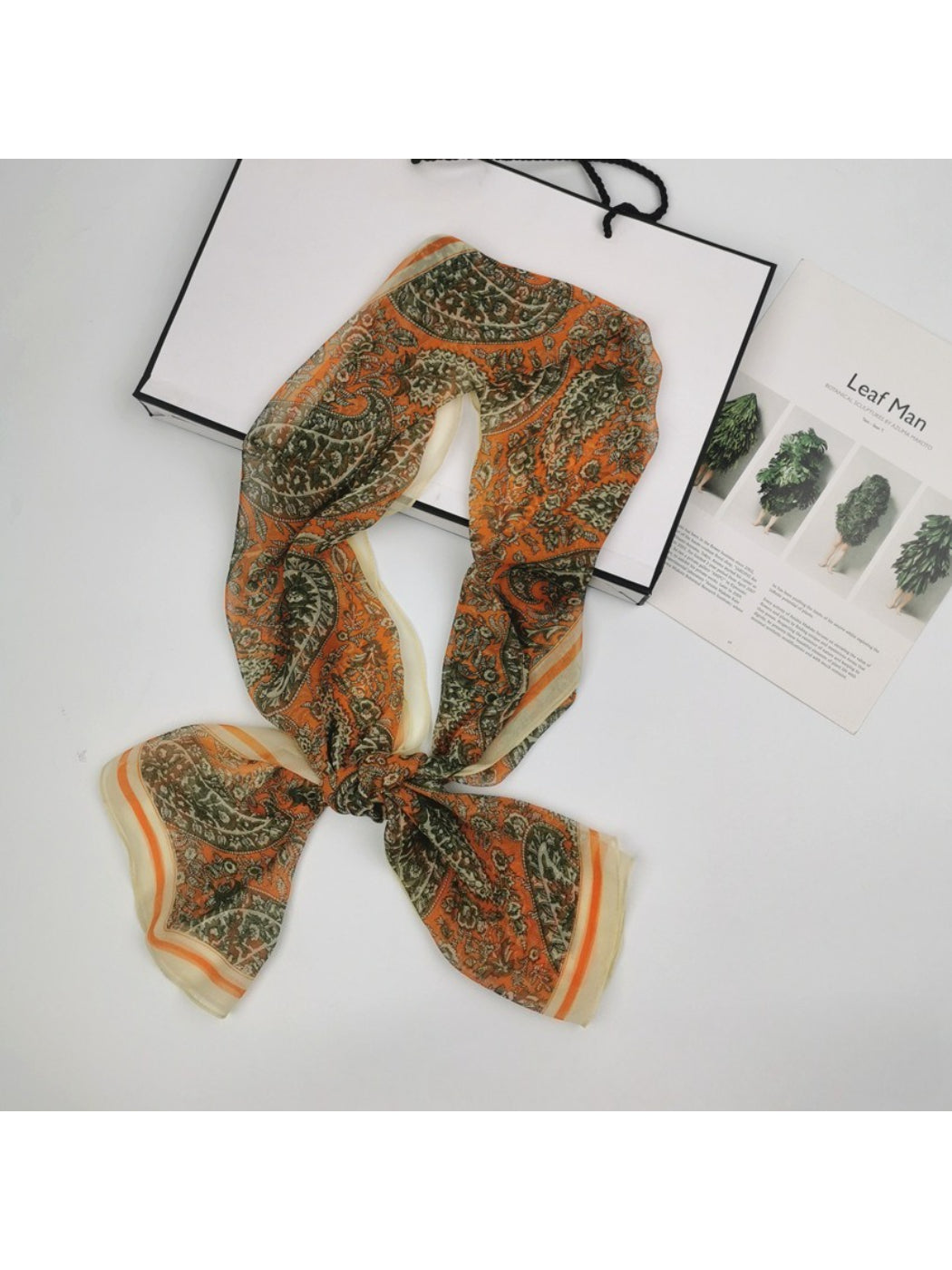 Scarvii - Boho Paisley Chiffon Scarf