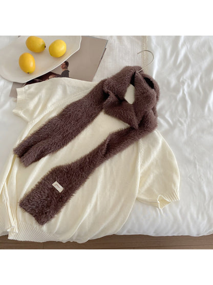 Scarvii - Fuzzy Soft Knit Scarf