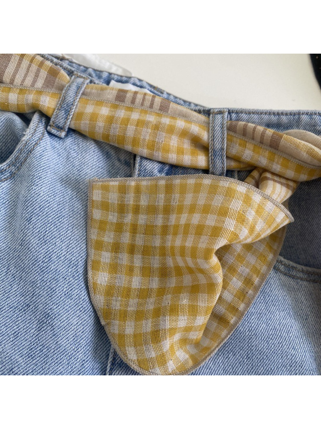 Scarvii Classic Plaid Skinny Scarf