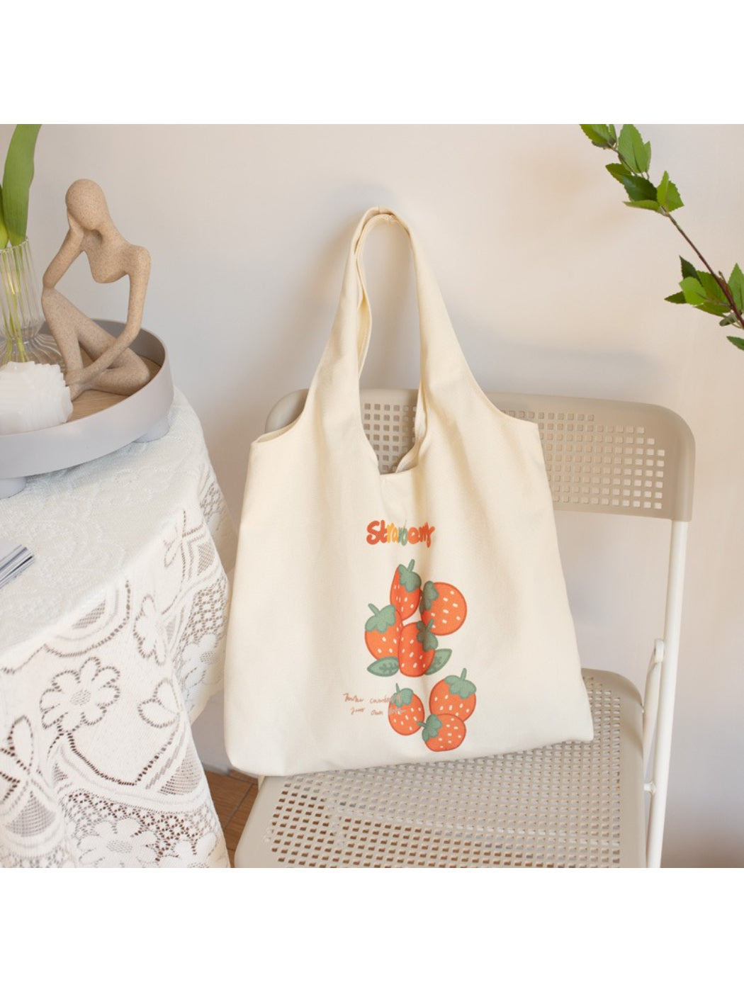 Cosbai - Fruit Series Soft Shoulder Tote