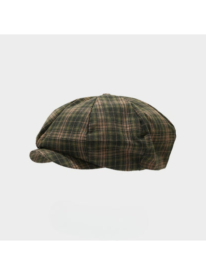 Haila - Plaid Newsboy Cap