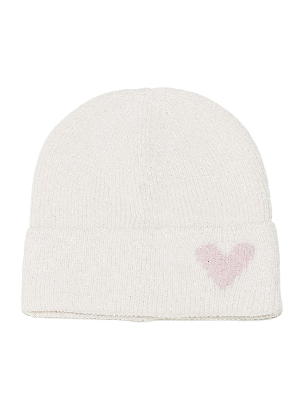 Haila Heart Patch Ribbed Beanie