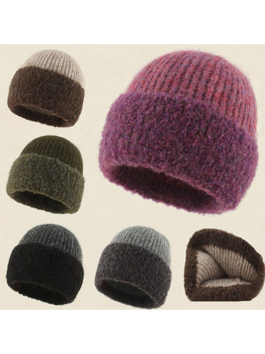 Haila - Women's High Crown Brimless Knit Beanie