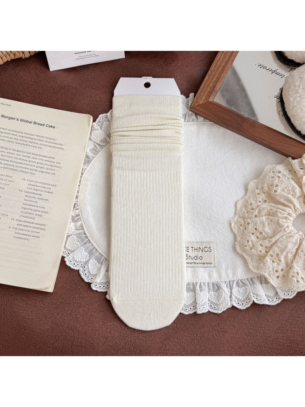 Rufia - Cozy Ribbed Crew Socks