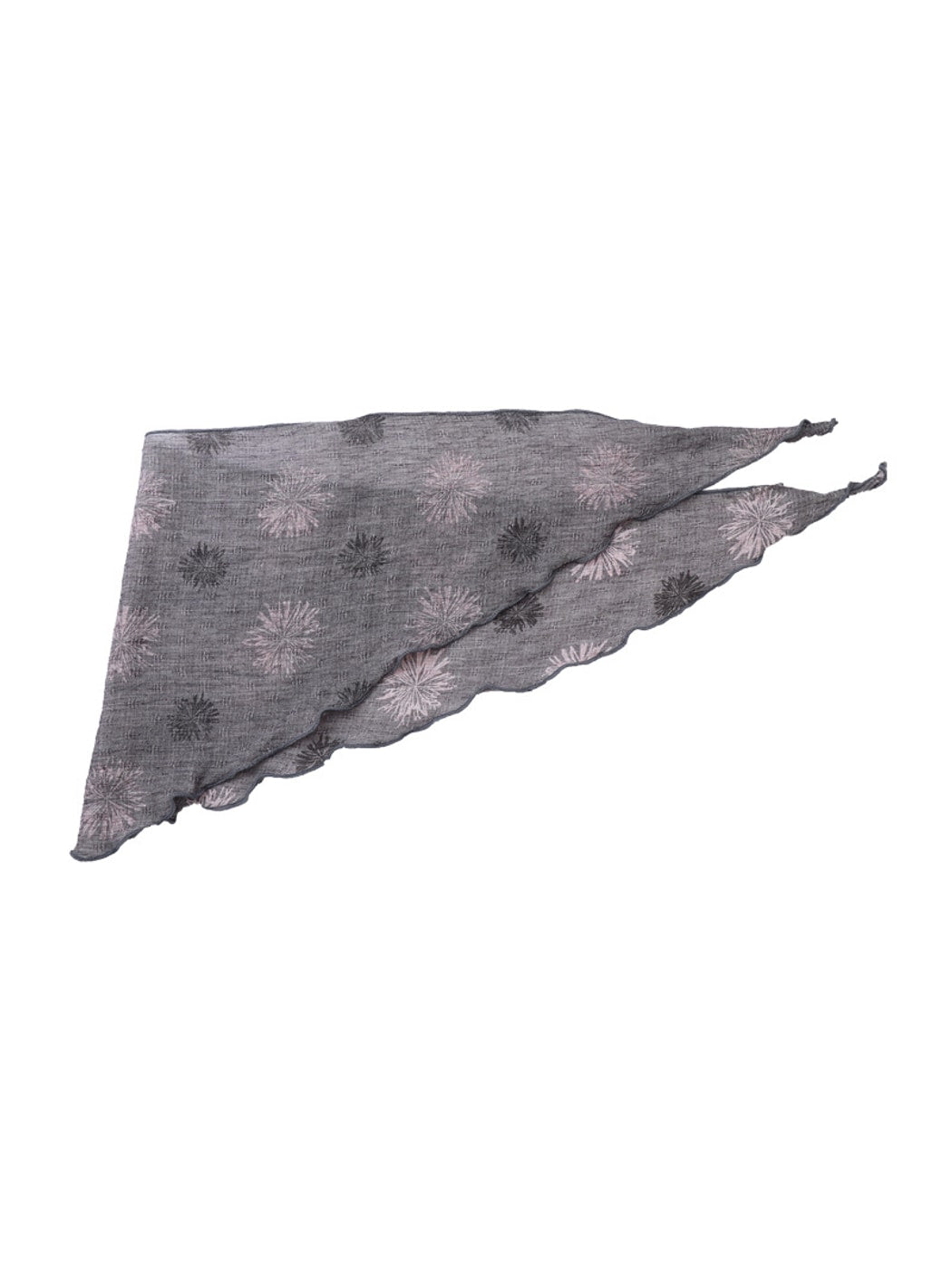Scarvii - Floral Print Triangle Bandana