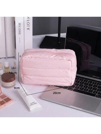 Cosbai - Quilted Puffer Cosmetic Bag