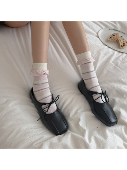 Rufia - Sweet Pattern Design Crew Socks