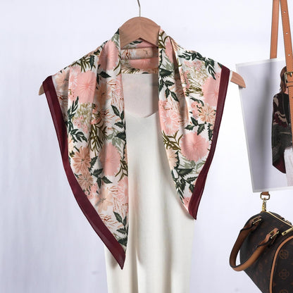 Scarvii - Soft Wildflower Square Scarf