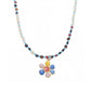 Bauai - Colorful Flat Bead Pendant Necklace - Elegant & Charming