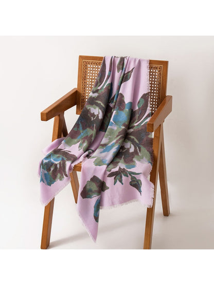Scarvii - Retro Floral Printed Scarf